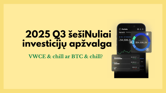 šešiNuliai portfelio apžvalga 2025 Q3